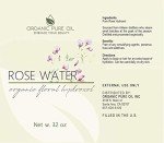 Rose Hydrosol Water - 32 oz - Pure Rose Hydrosol – Hydrating Face Toner Rose Water for Skin and Hair, Linen Spray for Sheets, Room Freshener, Body Spray by Organic Pure Oil - Packaging May Vary