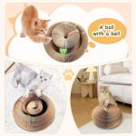 Reversible Infinity Cat Toy in Eco-Friendly Cardboard