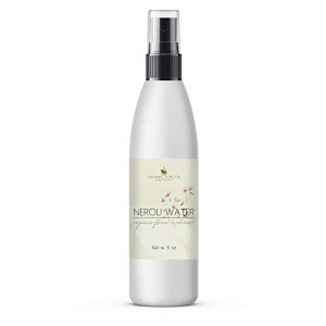 Neroli Water Hydrosol Face Mist Calming 8 oz Spray Toner Aromatherapy Facial Spritz Sprayer Linen Sheets Body Mist Pure Hydrosol Water Hydrating Cleansing Toning Orange Blossom OPO -Packaging May Vary