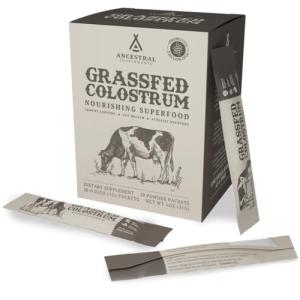 Grass Fed Beef Colostrum Powder Packets – Immune & Gut Support