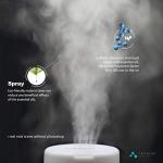 ASAKUKI 300ML Essential Oil Diffuser with LED Lights