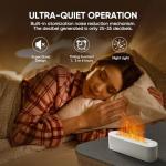 Essential Oil Diffuser with Flame Effect and Timer