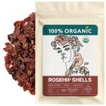 Crushed Dried Rosehips Organic (8 oz.) – Rose hip Seedless Dried Organic - Cut Rosehip Berries - No Cleaning Needed (Free of Seeds and Hairs) - Rose Hip Tea for Immunity & Faster Recovery
