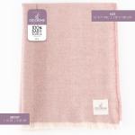 Alpaca Throw Blanket - Herringbone Rose 51x71 Inches