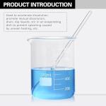 Burry Life Science Glass Stir Rods - 8 Pack