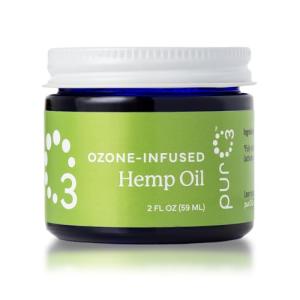 PurO3 Ozonated Hemp Oil for Skin Care, 2 oz