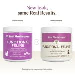 Organic Mushroom Cat Powder with Krill & Ashwagandha