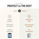 Four Leaf Rover Protect - Probiotics for Dogs - Veterinarian Formulated - with Natural Prebiotics and Antioxidants - Detoxification & Gut Health - 60 Day Large Dog Supply