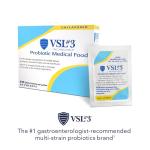 VSL #3® Probiotic Powder for Digestive Health, IBS & UC Symptoms - 450B CFUs, High-Potency, Multi-Strain, Live, Refrigerated Probiotic, Medical Food for Gut Health Support in Men & Women, 30 Pack