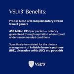 VSL #3® Probiotic Powder for Digestive Health, IBS & UC Symptoms - 450B CFUs, High-Potency, Multi-Strain, Live, Refrigerated Probiotic, Medical Food for Gut Health Support in Men & Women, 30 Pack