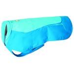 RUFFWEAR Jacket for Dogs, Windproof and Waterproof, Miniature Breeds, Size: XX-Small, Blue Atoll, Vert Jacket, 0575-409S2