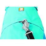 RUFFWEAR Jacket for Dogs, Windproof and Waterproof, Miniature Breeds, Size: XX-Small, Blue Atoll, Vert Jacket, 0575-409S2