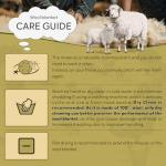 Molithe 100% Wool Blanket, 62" x 86", Warm, Thick, Washable, Military Wool Blanket, Great for Camping, Outdoors, Sporting Events, Survival Kits