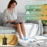 WL VnioLife Ionic Foot Bath Detox Machine with Bag, Portable Detox Foot Spa System, Ion Cleanse Detox Set for Home Beauty Salon Spa Use with Replacement Arrays, 100 Liners