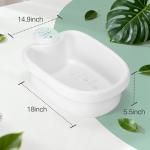 WL VnioLife Ionic Foot Bath Detox Machine with Bag, Portable Detox Foot Spa System, Ion Cleanse Detox Set for Home Beauty Salon Spa Use with Replacement Arrays, 100 Liners