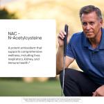 THORNE NAC - N-Acetylcysteine - 500mg - Supports Respiratory Health and Immune Function; Promotes Liver and Kidney Detox - 90 Capsules