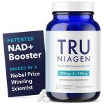 TRU NIAGEN Patented NAD Supplement for Anti Aging and Cell Regeneration, Niagen, 60 300 mg Servings | Supports Cellular Energy, Brain, Muscle | Nicotinamide Riboside (NR) Take 2 Daily | 1 Bottle