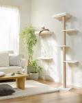 FUKUMARU Cat Wall Shelves with Soft Perch