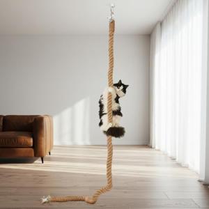 Cat Climbing Jute Rope with Hook for Cats