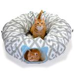 Cozy 2-in-1 Cat Tunnel and Nap Bed