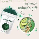 Micro Ingredients Organic Spirulina Powder, 16 Ounce, Raw Spirulina (Arthrospira Platensis), The Richest Sources of 70% Vegan Protein, Containers Minerals, Vitamins, Non-GMO & Non-Irradiation