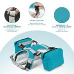 DORA BRIDAL Dog Hiking Backpack for Medium Dogs