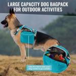 DORA BRIDAL Dog Hiking Backpack for Medium Dogs