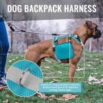 DORA BRIDAL Dog Hiking Backpack for Medium Dogs