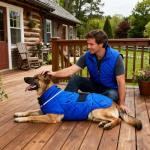 Weighted Dog Vest for Anxiety Relief and Muscle Building