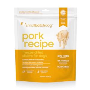 Freeze-Dried Raw Pork Dog Food for Picky Eaters