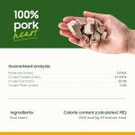Freeze-Dried Pork Heart Treats for Dogs and Cats