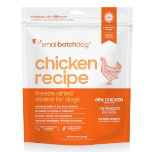 Smallbatch Freeze-Dried Raw Dog Food, Chicken 25 oz