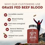 Grass Fed Blood, Liver & Spleen Supplement, 180 Capsules