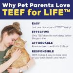 TEEF FOR LIFE Prebiotic Dental Powder for Cats