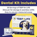 TEEF FOR LIFE Prebiotic Dental Powder for Dogs
