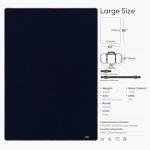 Molithe 100% Wool Blanket, 62" x 86", Warm, Thick, Washable, Military Wool Blanket, Great for Camping, Outdoors, Sporting Events, Survival Kits