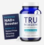TRU NIAGEN Patented NAD Supplement for Anti Aging and Cell Regeneration, Niagen, 60 300 mg Servings | Supports Cellular Energy, Brain, Muscle | Nicotinamide Riboside (NR) Take 2 Daily | 1 Bottle