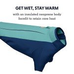 Ruffwear, Undercoat Water Dog Jacket, Insulated Amphibious Gear for Cold Water Swimming, Aurora Teal, Small