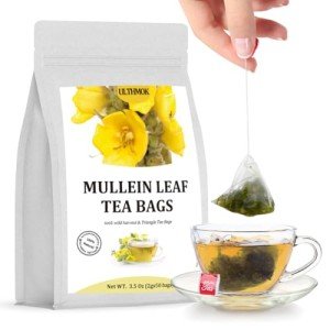 Pure Mullein Leaf Tea Bags for Respiratory Support