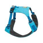 Ruffwear, Hi & Light, Everyday Lightweight Dog Harness, Trail Running, Walking, Hiking, All-Day Wear, Blue Atoll, Large/X-Large