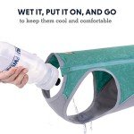 Ruffwear, Swamp Cooler Zip Dog Vest, Evaporative Cooling for Hot Weather, Aurora Teal, XX-Small