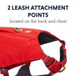 Ruffwear, Switchbak Dog Harness, Pack & Harness Hybrid for Day Trips & Everyday Use, Red Sumac, Small