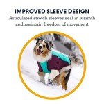 Ruffwear, Powder Hound Insulated, Water Resistant Cold Weather Jacket for Dogs, Blue Pool, X-Small