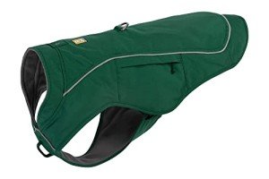 Ruffwear, Overcoat Fuse Jacket Harness Combo for Dogs, Evergreen, Small