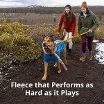 Ruffwear, Climate Changer Quick Drying, Breathable Fleece Jacket for Dogs, Blue Jay, X-Small