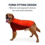 Ruffwear, Furness Dog Jacket, Snow, Ice and Extreme Cold Protection, Red Sumac, Medium