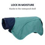 Ruffwear, Dirtbag Dog Towel, Camping and Outdoor Absorbent Coat, Aurora Teal, Small