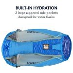 Ruffwear, Trail Runner Running Vest, with Hydration Bladder, Blue Pool, Medium