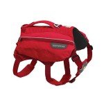 Ruffwear, Singletrak Dog Pack, Hiking Backpack with Hydration Bladders, Red Currant, Small