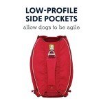 Ruffwear, Singletrak Dog Pack, Hiking Backpack with Hydration Bladders, Red Currant, Small